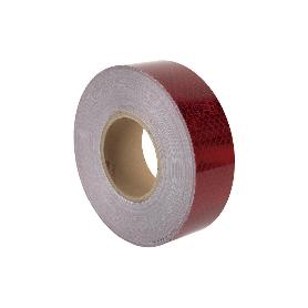 ROLLO RETROREFLECTANTE CONTINUO - 50M ROJO