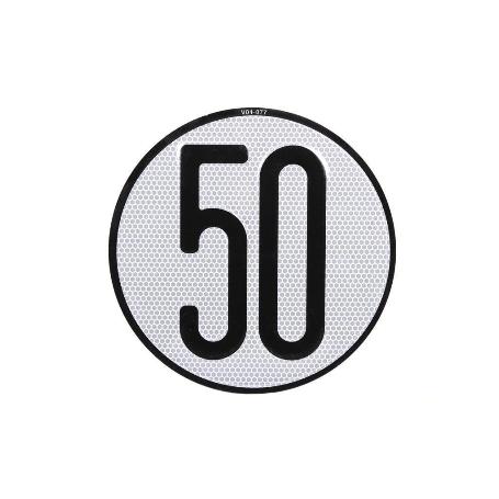 PLACA DE VELOCIDAD HOMOLOGADA 50