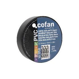 CINTA AISLANTE 180 MICRAS NEGRA 19MMX20 METROS   CAJA 10 UNID.