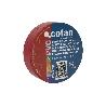 CINTA AISLANTE 180 MICRAS ROJA 19MMX20 METROS   CAJA 10 UNID.