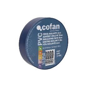 CINTA AISLANTE 180 MICRAS AZUL 19MMX20 METROS VENTA UNITARIA