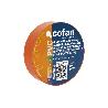 CINTA AISLANTE 180 MICRAS NARANJA 19MMX20 METROS VENTA UNITARIA