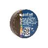CINTA AISLANTE 180 MICRAS MARRON 19MMX20 METROS VENTA UNITARIA