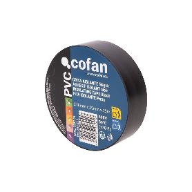 CINTA AISLANTE 180 MICRAS NEGRA 25 MM X 25 M VENTA UNITARIA