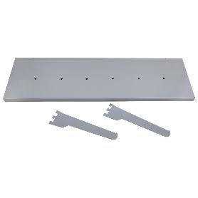 CONJUNTO BANDEJA BLANCA 1000X300MM CON 6 ORIFICIOS DE 9 MM