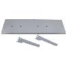 CONJUNTO BANDEJA BLANCA 1000X300MM CON 6 ORIFICIOS DE 9 MM