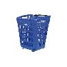 CESTA DE COMPRA CON RUEDAS Y ASA TELESCÓPICA 390X390X529 MM