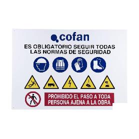 CARTEL OBRA GLASSPACK 1000X700MM