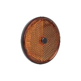 CATADIÓPTRICO REDONDO ÁMBAR Ø 60 MM CON TORNILLO