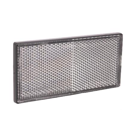 CATADIÓPTRICO RECTANGULAR BLANCO 106 X 50 MM ADHESIVO