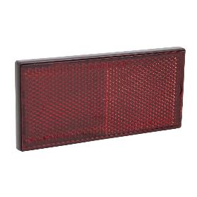 CATADIÓPTRICO RECTANGULAR ROJO 106 X 50 MM ADHESIVO