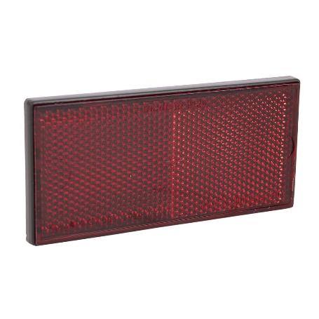 CATADIÓPTRICO RECTANGULAR ROJO 106 X 50 MM ADHESIVO