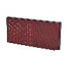 CATADIÓPTRICO RECTANGULAR ROJO 106 X 50 MM ADHESIVO