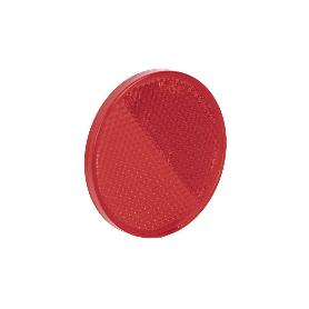 CATADIÓPTRICO REDONDO ROJO Ø 60 MM ADHESIVO