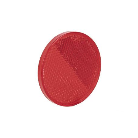 CATADIÓPTRICO REDONDO ROJO Ø 60 MM ADHESIVO