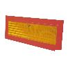 PLACA V-6 PARA VEHICULOS LARGOS 565X200MM.