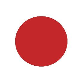 CIRCULO ADHESIVO ROJO 100 MM PARA CRISTAL