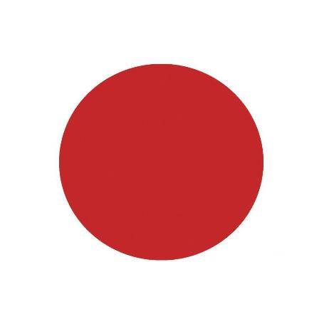 CIRCULO ADHESIVO ROJO 150 MM PARA CRISTAL