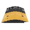 REDUCTOR VELOCIDAD AMAR/NEGRO 500X350X50 MM