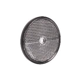 CATADIÓPTRICO REDONDO BLANCO Ø60 MM CON AGUJERO SIN TORNILLO