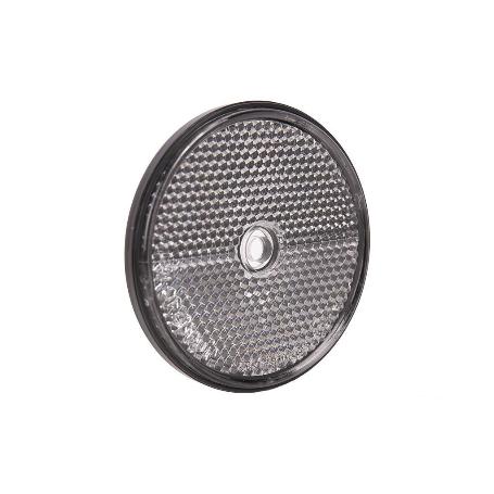 CATADIÓPTRICO REDONDO BLANCO Ø60 MM CON AGUJERO SIN TORNILLO