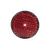 CATADIÓPTRICO REDONDO ROJO Ø60 MM CON AGUJERO SIN TORNILLO CON ADHESIVO
