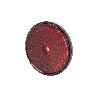 CATADIÓPTRICO REDONDO ROJO Ø60 MM CON AGUJERO SIN TORNILLO CON ADHESIVO