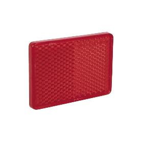 CATADIÓPTRICO RECTANGULAR ROJO 56 X 39 MM CON ADHESIVO