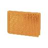 CATADIÓPTRICO RECTANGULAR ÁMBAR 56 X 39 MM CON ADHESIVO