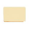 CATADIÓPTRICO RECTANGULAR ÁMBAR 56 X 39 MM CON ADHESIVO