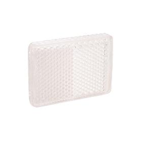 CATADIÓPTRICO RECTANGULAR BLANCO 56 X 39 MM CON ADHESIVO