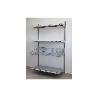 PACK 2 CREMALLERAS PARED PARA ESTANTERÍAS 1080X30X25 MM