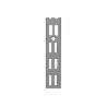 PACK 2 CREMALLERAS PARED PARA ESTANTERÍAS 2136X30X25 MM