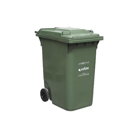 CONTENEDOR 2 RUEDAS 240LT COLOR VERDE