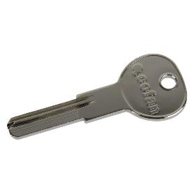 LLAVE EN BRUTO PARA CILINDRO DE SEGURIDAD   CAJA 5 UNID.