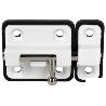 PASADOR BASE PLÁSTICO BLANCO 35 MM   CAJA 50 UNID.