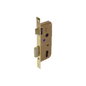CERRADURA EMBUTIR+CERRADERO D85 E45- NÍQUEL (P/MADERA)