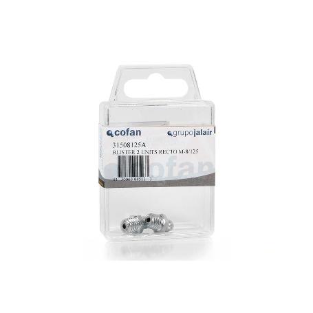 BL 2 UNITS RECTO 1/8 GAS   CAJA 10 UNID.