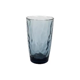PACK 6 VASOS ALTO VIDRIO 47 CL COLOR AZUL MODELO JADE