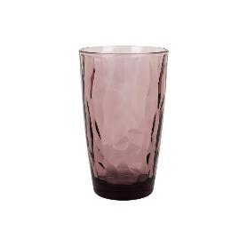 PACK 6 VASOS ALTO VIDRIO 47 CL COLOR PURPURA MODELO JADE