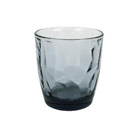 PACK 6 VASOS DE AGUA VIDRIO 30,5 CL COLOR AZUL MODELO JADE