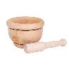 MORTERO DE MADERA CON MAZA Ø14 CM