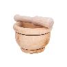 MORTERO DE MADERA CON MAZA Ø14 CM
