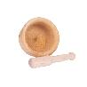 MORTERO DE MADERA CON MAZA Ø14 CM