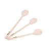 SET DE 3 CUCHARAS REDONDAS DE MADERA 20 CM, 25 CM, 30 CM