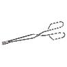 PINZA BARBACOA INOX C/PALA 340 MM