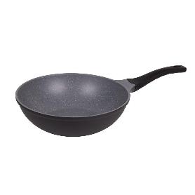 SARTÉN WOK DE INDUCCIÓN DE ALUMINIO FORJADO Ø30 CM ANZIO