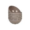 BOL MODELO ALBAHACA 300ML COLOR PIEDRA 12X5CM   CAJA 6 UNID.