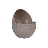 BOL MODELO ALBAHACA 2.4L COLOR PIEDRA 23X10CM   CAJA 6 UNID.
