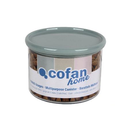 BOTE MULTIUSOS MODELO ALBAHACA VERDE AGUA 500ML 11X8XCM   CAJA 9 UNID.